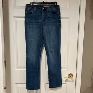 DKNY Jeans, Size 10x32, Medium Blue, Straight Leg, Stretch, Excellent Used Cond.